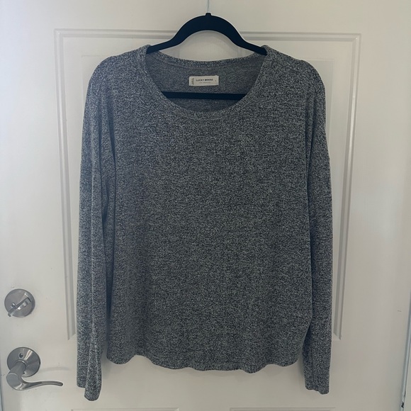Lucky Brand Sweaters - Lucky Brand Grey Lightweight Sweater LG
